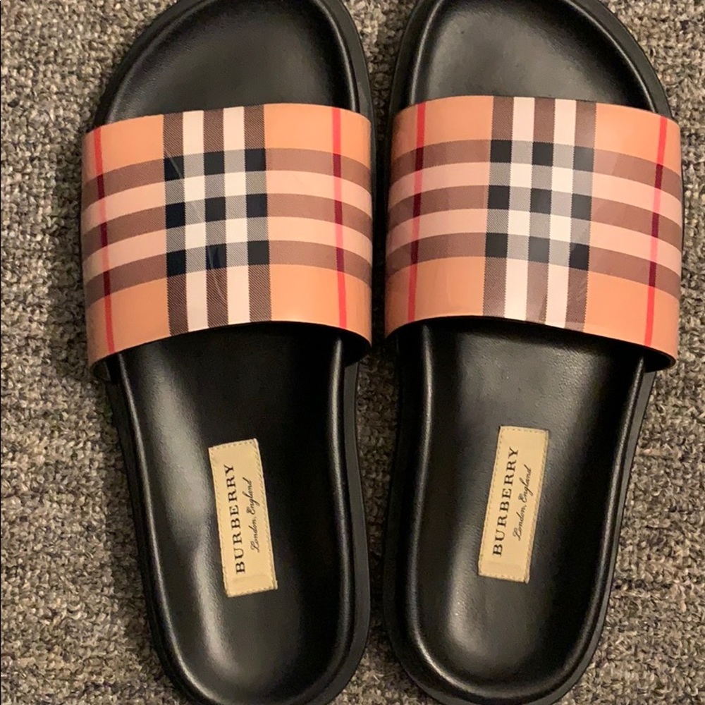 burberry slides